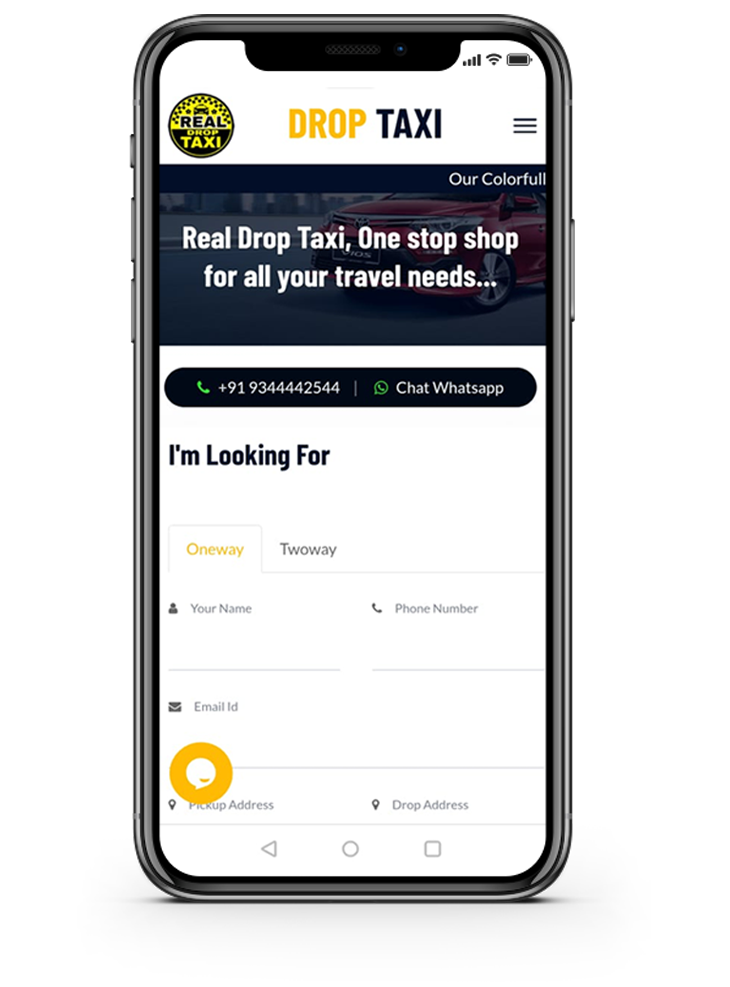 Real Droptaxi Provides One Way & Two Way(Round Trip)Drop Taxi Services with chennai,Trichy,Madurai,Thanjavur,Coimbatore,Karur,Kanyakumari,Neyveli,Salem,Tiruppur,Erode,Pondicherri,Bengaluru,Hosur,Dindigul,Thoothukkudi,Vellore,Tirunelveli like other places and all over Tamilnadu.